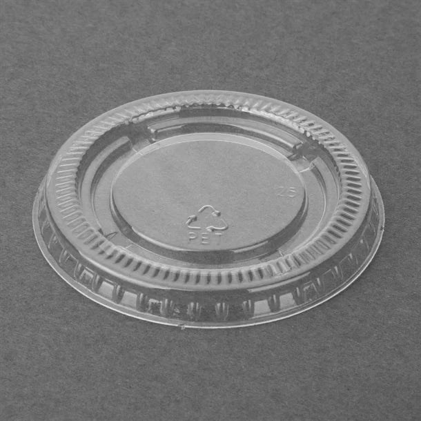 PET Lid to Fit Portion Cup