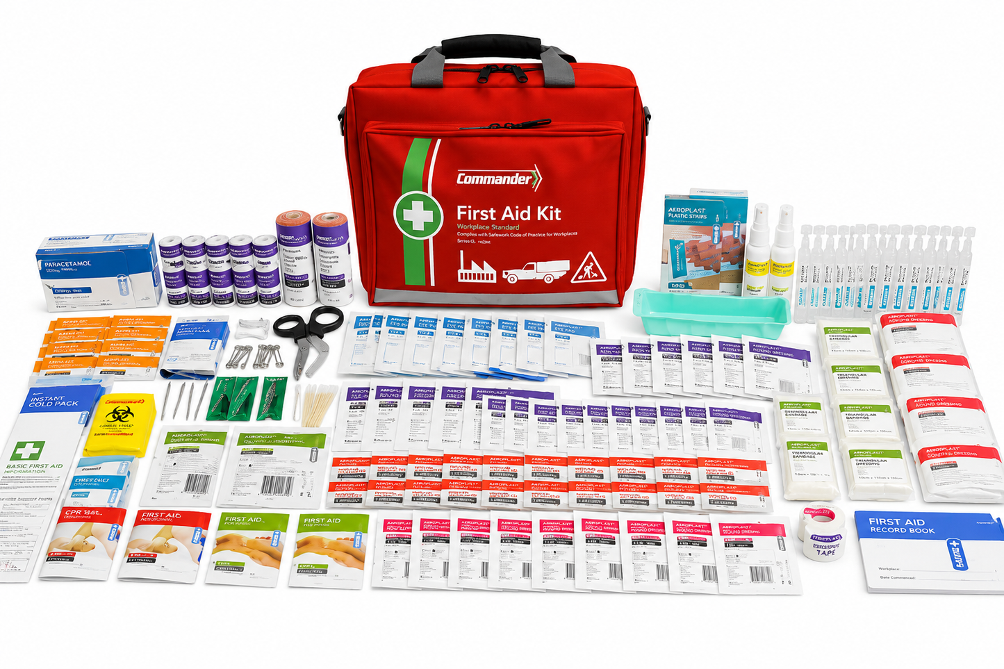 Commander Hospitality Softpack Versatile First Aid Kit - Workplace Standard 34cm x 23cm x 36cm