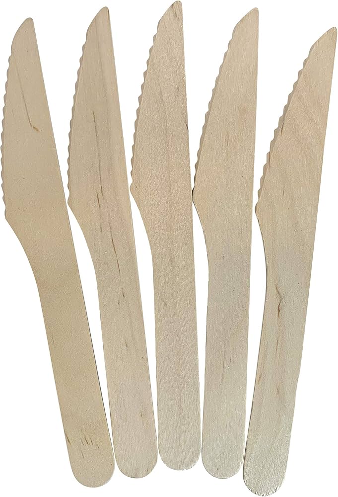 FSC 100% Premium Wooden Cutlery Coated (Fork, Knife, Spoon & Combo, Box of 1000)