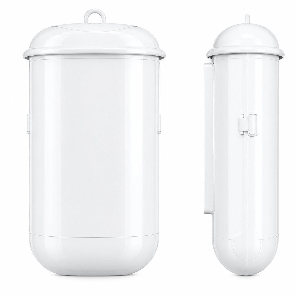 Sanipod Petite Manual Sanitary Disposal Unit – 7L (White & Black)
