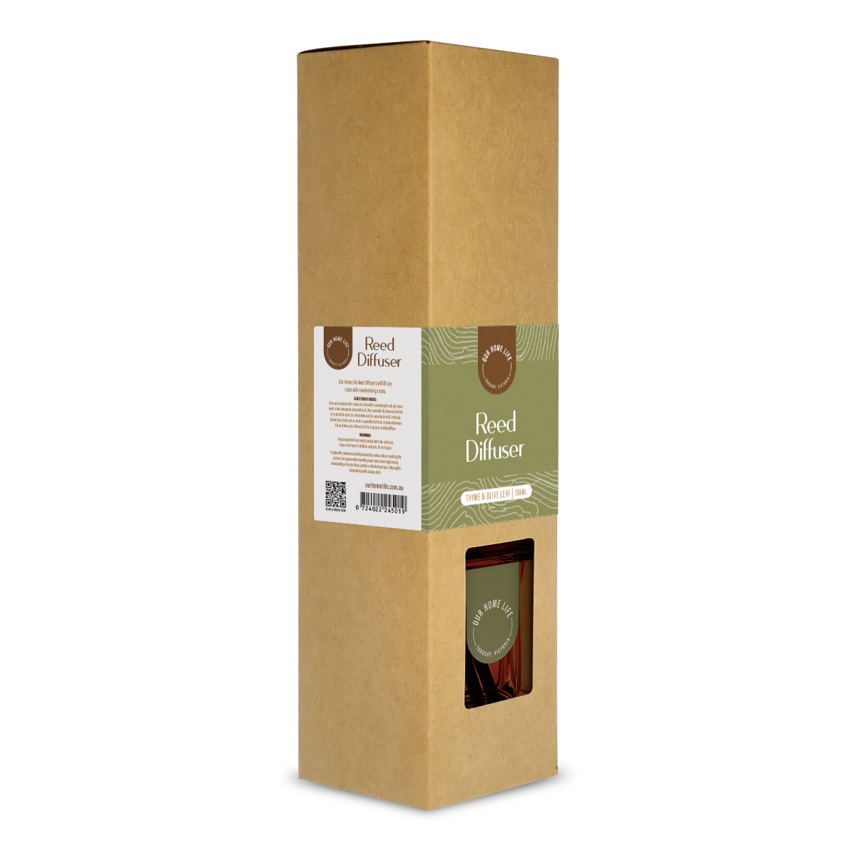 Our Home Life Reed Diffuser - Premium Fragrance Range (150ml)