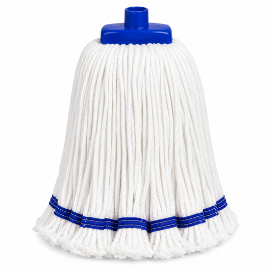 Microfibre Loop Mop 400g - Latest Microfibre Technology (Red & Blue)