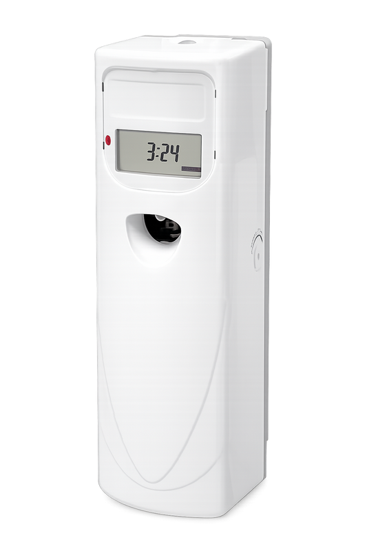 Digital Automatic Air Freshener Dispenser – LCD Touchless 300ml White (Battery Operated)
