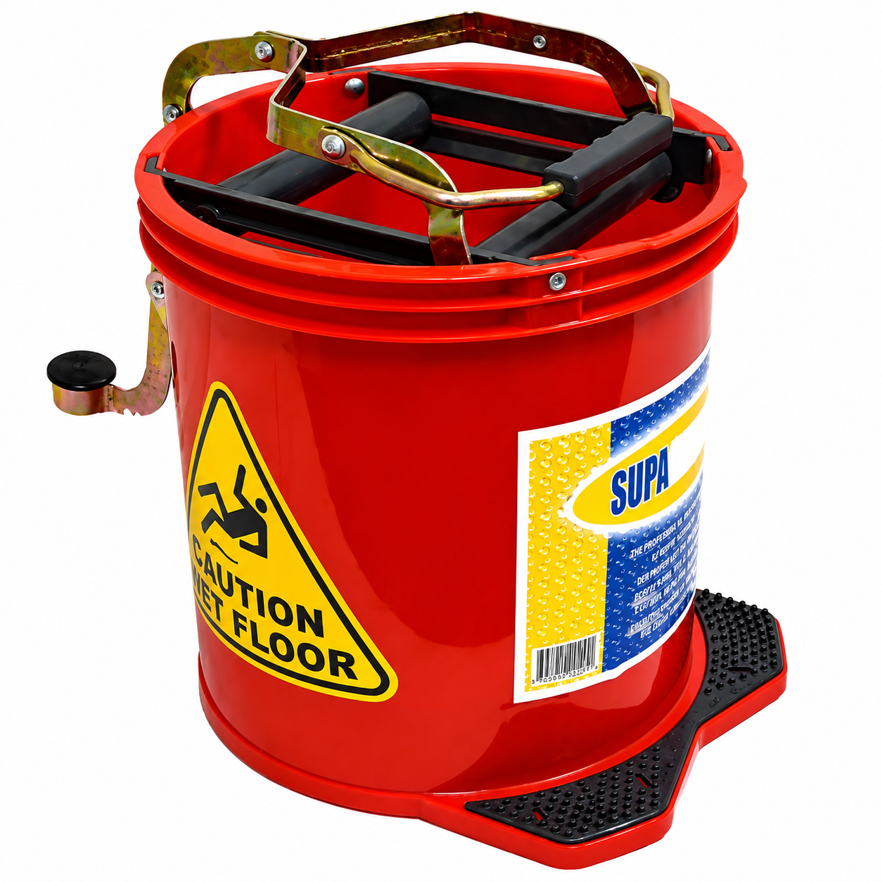 Nab Mop Bucket – Heavy Duty 16L Colour-Coded (Blue, Green, Red & Yellow)
