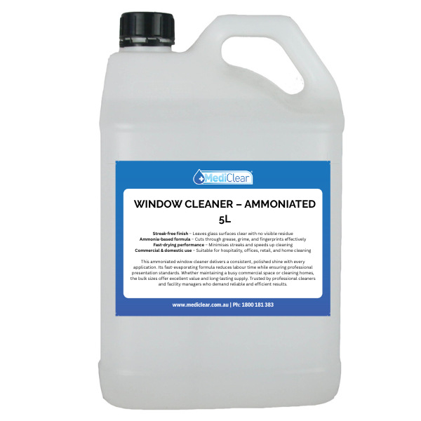 Window Cleaner – Ammoniated (5l & 25l)