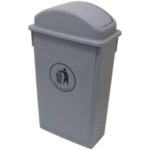 NAB Shark Bin - Rectangular Swing Top Lid 65L