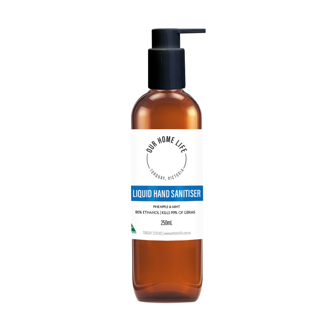Our Home Life Liquid Hand Sanitiser - Fizzy Pineapple & Mint (300ml, 5L & 25L)