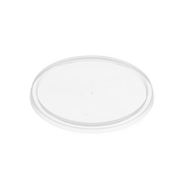 Genfac Round Container Lid 120mm - Sleeve of 50