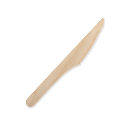 FSC 100% Premium Wooden Cutlery  Coated (Fork, Knife, Spoon & Combo, Box of 1000)