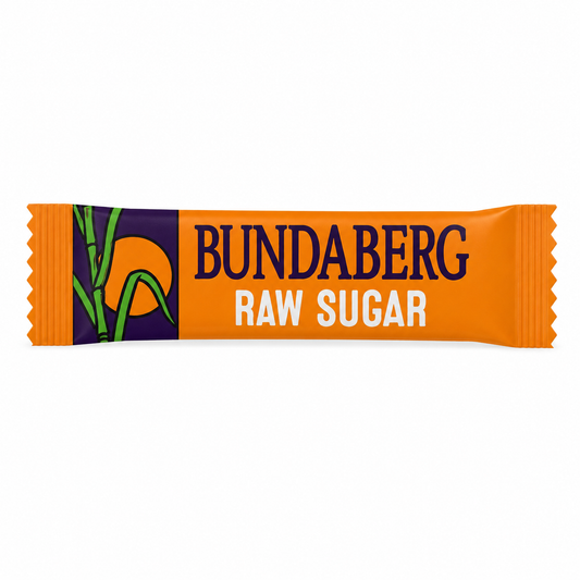 Bundaberg Raw Sugar Sticks - Individually Portioned Cane Sugar (Box of 2000)