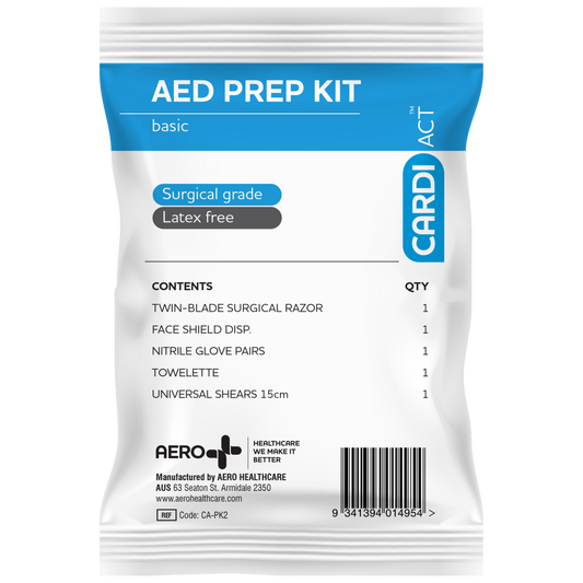 Cardiact Aed Basic Prep Kit 12.5 X 20.5Cm Ca-Pk2