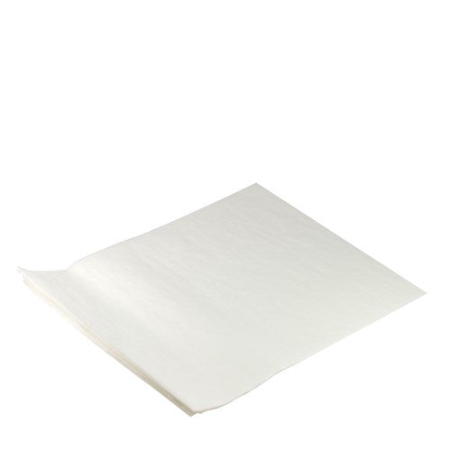 GREASEPROOF PAPER WRAP/ROLL/BURGER WRAP WHITE 400X330MM