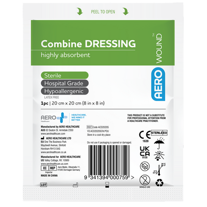Aerowound combine dressing 20 x 20cm bag/50