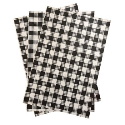 Gingham Greaseproof Paper 190x300mm