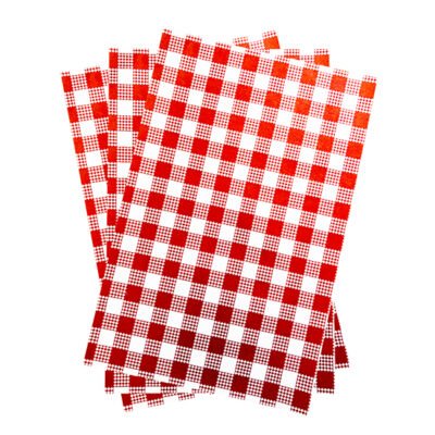 Gingham Greaseproof Paper 190x300mm