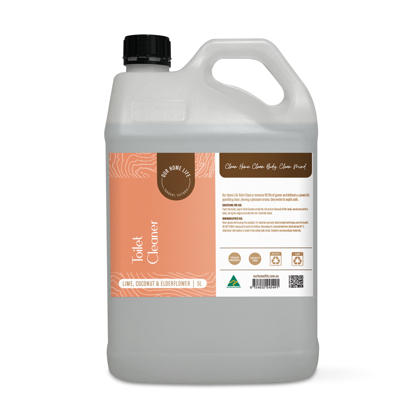 Our Home Life Toilet Cleaner Antibacterial - Biodegradable