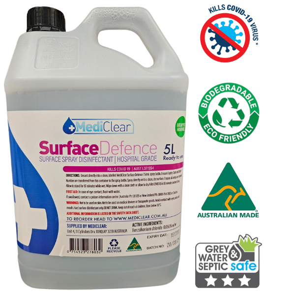 Mediclear Surface Defence Surface Sanitiser & Cleaner