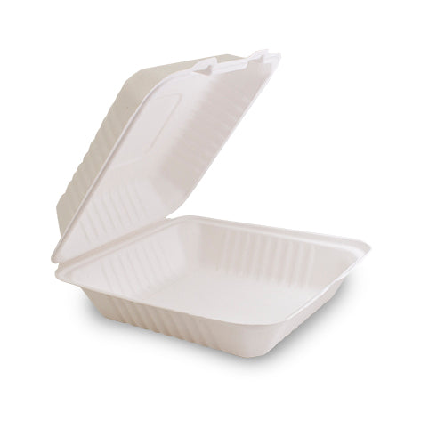 Kraft Clam Shell Dinner Pack 223 x 201mm