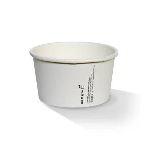 White PLA Paper Bowl