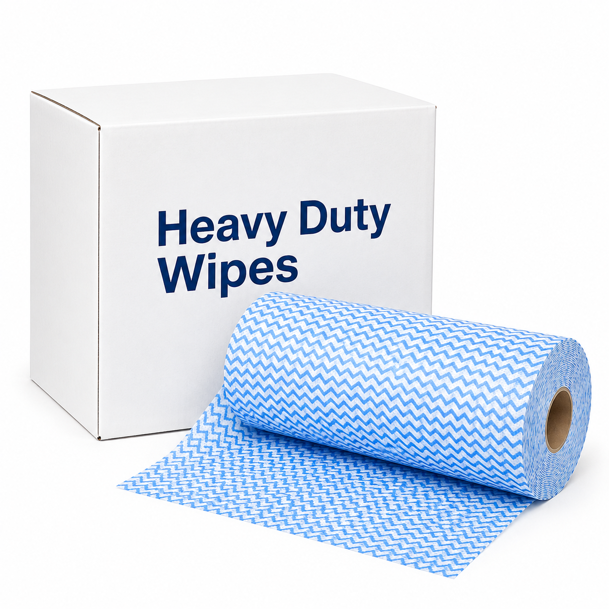 Heavy Duty Roll Wipes – Perforated (Each / Box of 4)