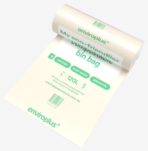 Compostable Bin Liners – Corn Starch Plant-Based (Roll & Carton)