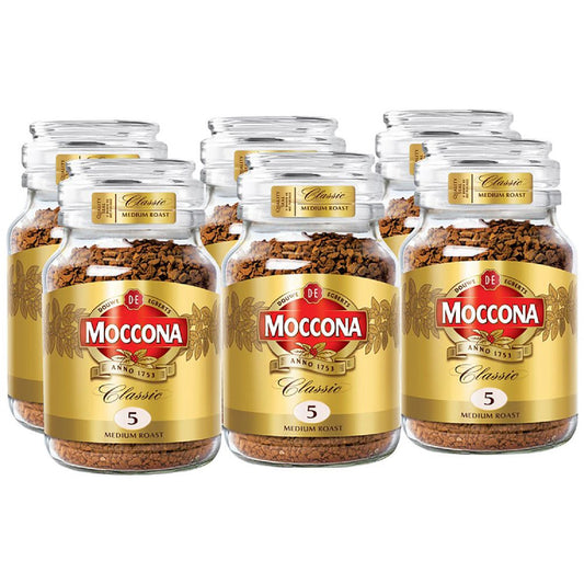 Moccona Classic Medium Roast Freeze Dried Instant Coffee 400g x 6