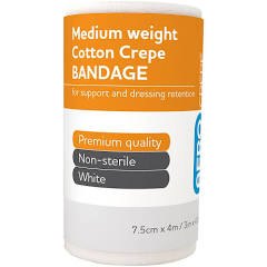 Aerocrepe Medium Elastic Crepe Bandage 4M