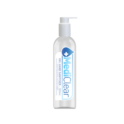 Mediclear Gel Hand Sanitiser - 75% IPA Alcohol-Based Gel (300ml & 5L)