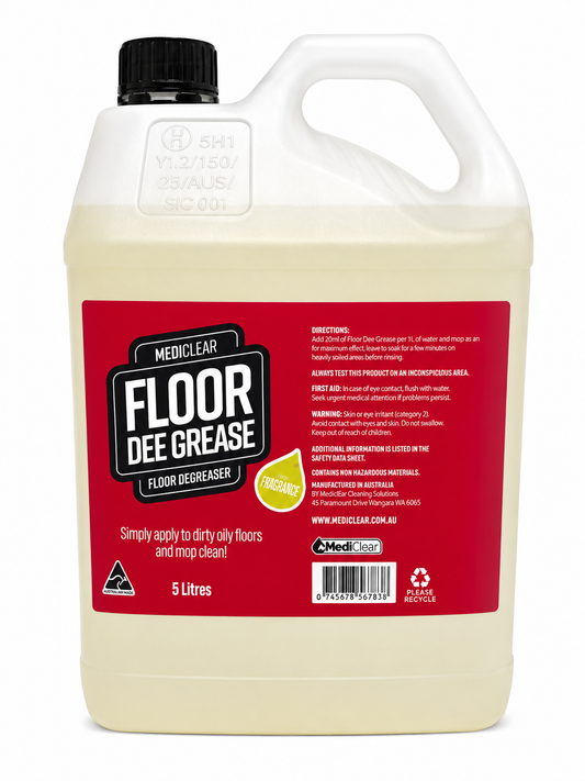 Mediclear Floor Dee Grease Heavy Duty Floor Degreaser - Lemon