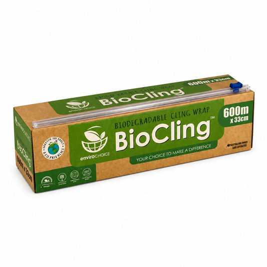 Envirochoice BioCling Biodegradable Cling Wrap - PVC, 33cm x 600m