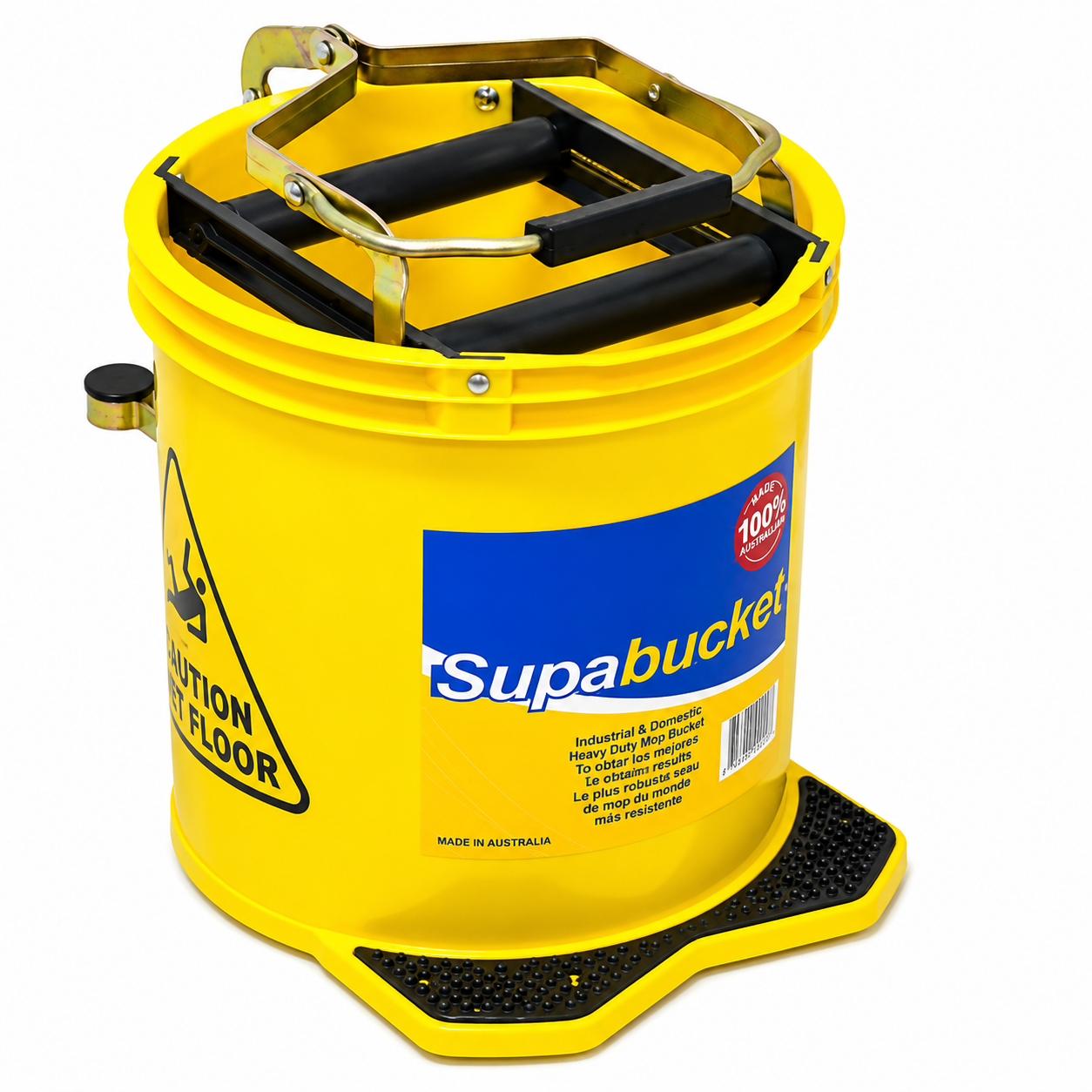Nab Mop Bucket – Heavy Duty 16L Colour-Coded (Blue, Green, Red & Yellow)