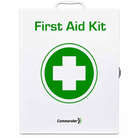 Commander Series 6 Metal Tough First Aid Kit - Wall Mount 41.5cm x 13cm x 58cm