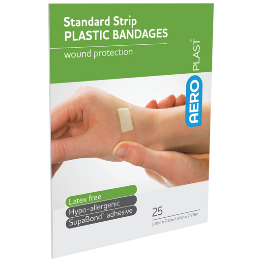 AEROPLAST PLASTIC STANDARD STRIP 7.2 X 1.9CM ENV/25