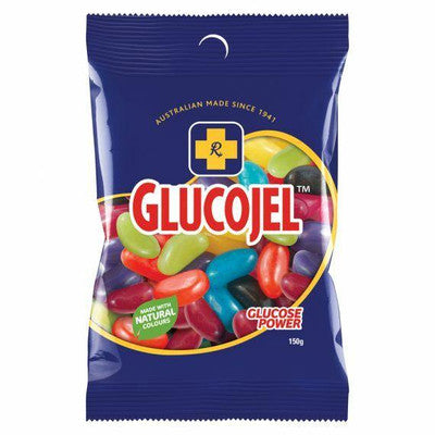Glucojel Jelly Beans – Glucose Syrup Confectionery 150g
