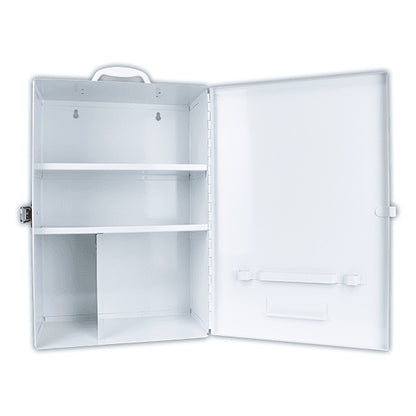 Welding & burn treatment kit - medium metal first aid cabinet  side opening (35 × 45  17 cm)