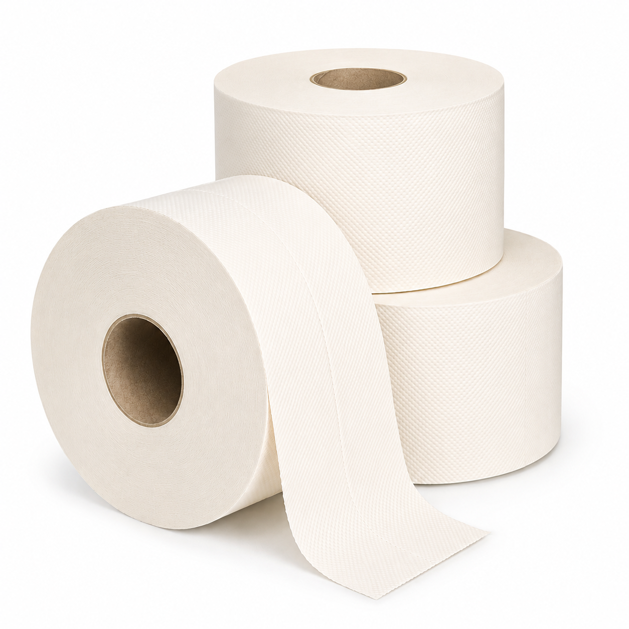 Premium Jumbo Toilet Paper 300m (Bag of 8)