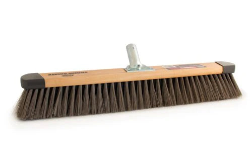 Geelong Brush Timber Broom Head – Heavy Duty Indoor PET Bristle 600mm (Australian Made)