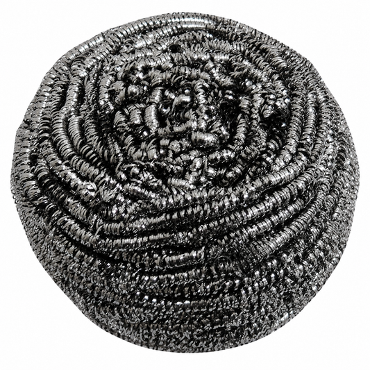 Nab Stainless Steel Scourer - Continuous Open Weave (50g & 70g, 12 Pack)