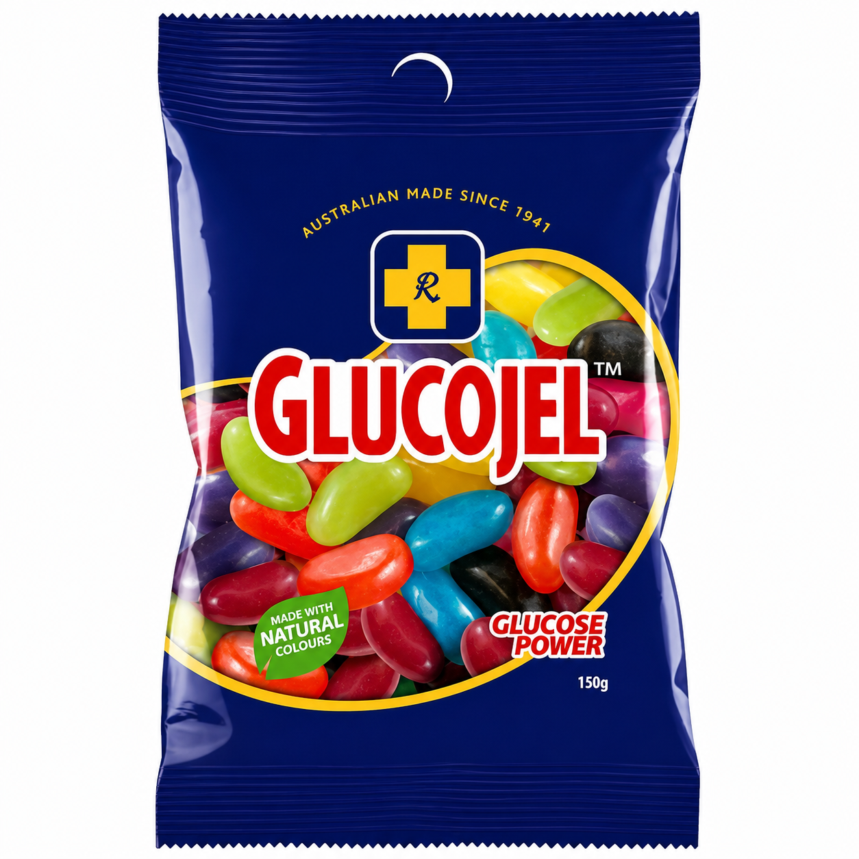 Glucojel Jelly Beans – Glucose Syrup Confectionery 150g