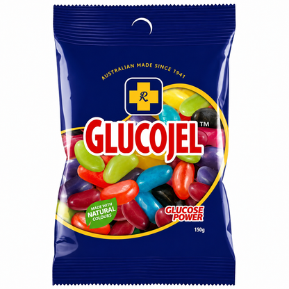 Glucojel Jelly Beans – Glucose Syrup Confectionery 150g